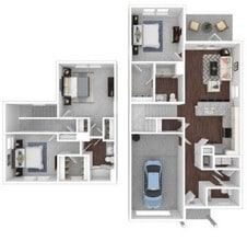 The Reserve at Jackson Highway in Covington, GA - Foto de edificio - Floor Plan