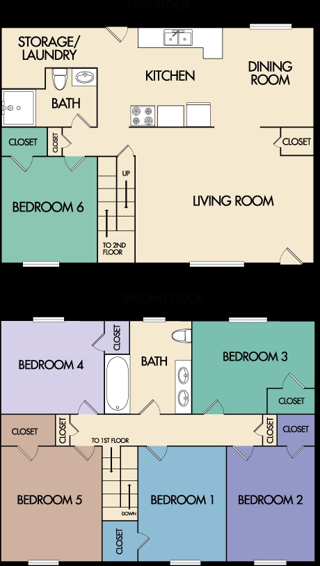 Casa Loma in Mt. Pleasant, MI - Building Photo - Floor Plan