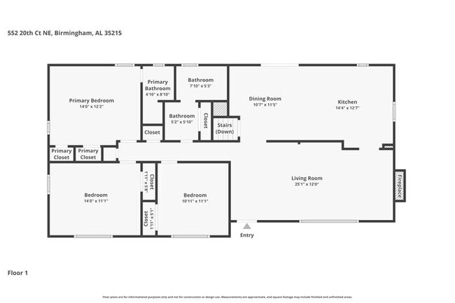 552 20th Ct NE in Center Point, AL - Building Photo - Building Photo
