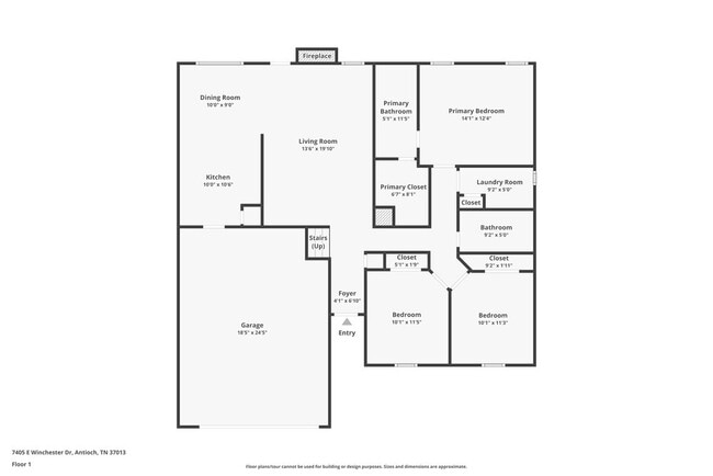 7405 E Winchester Dr in Nashville, TN - Foto de edificio - Building Photo