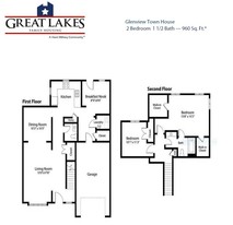 Glenview Townhomes in Glenview, IL - Foto de edificio - Floor Plan