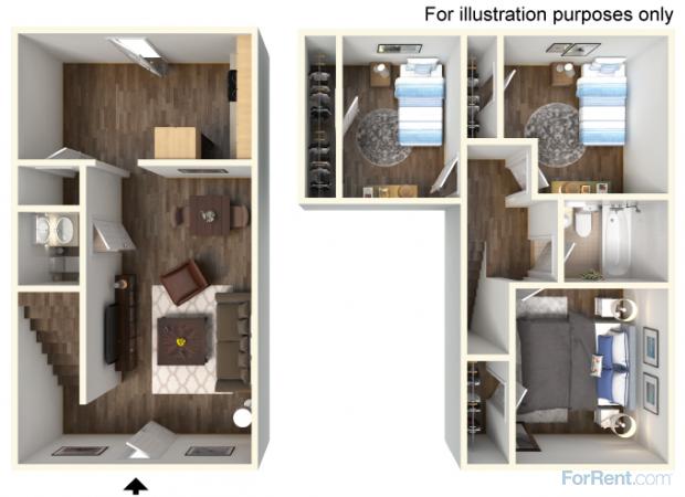 1701 Cityview Apartments in Charlotte, NC - Foto de edificio - Floor Plan