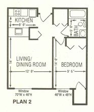 Southside Manor Apartments in Peoria, IL - Building Photo - Floor Plan