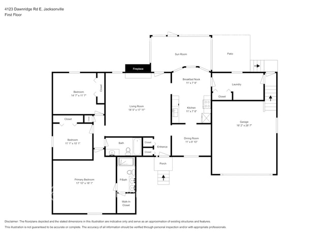 4123 Dawnridge Rd E in Jacksonville, FL - Foto de edificio - Building Photo