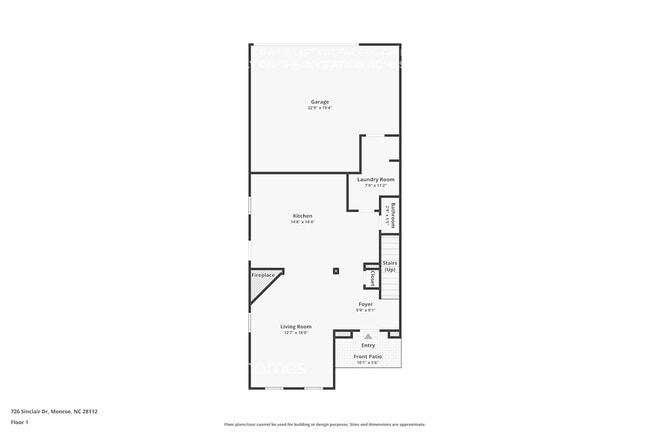 726 Sinclair Dr in Monroe, NC - Foto de edificio - Building Photo