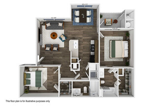 THE OAKMOOR in Houston, TX - Building Photo - Floor Plan