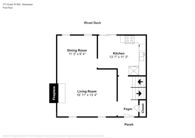 771 Creek Trail NW in Kennesaw, GA - Foto de edificio - Building Photo