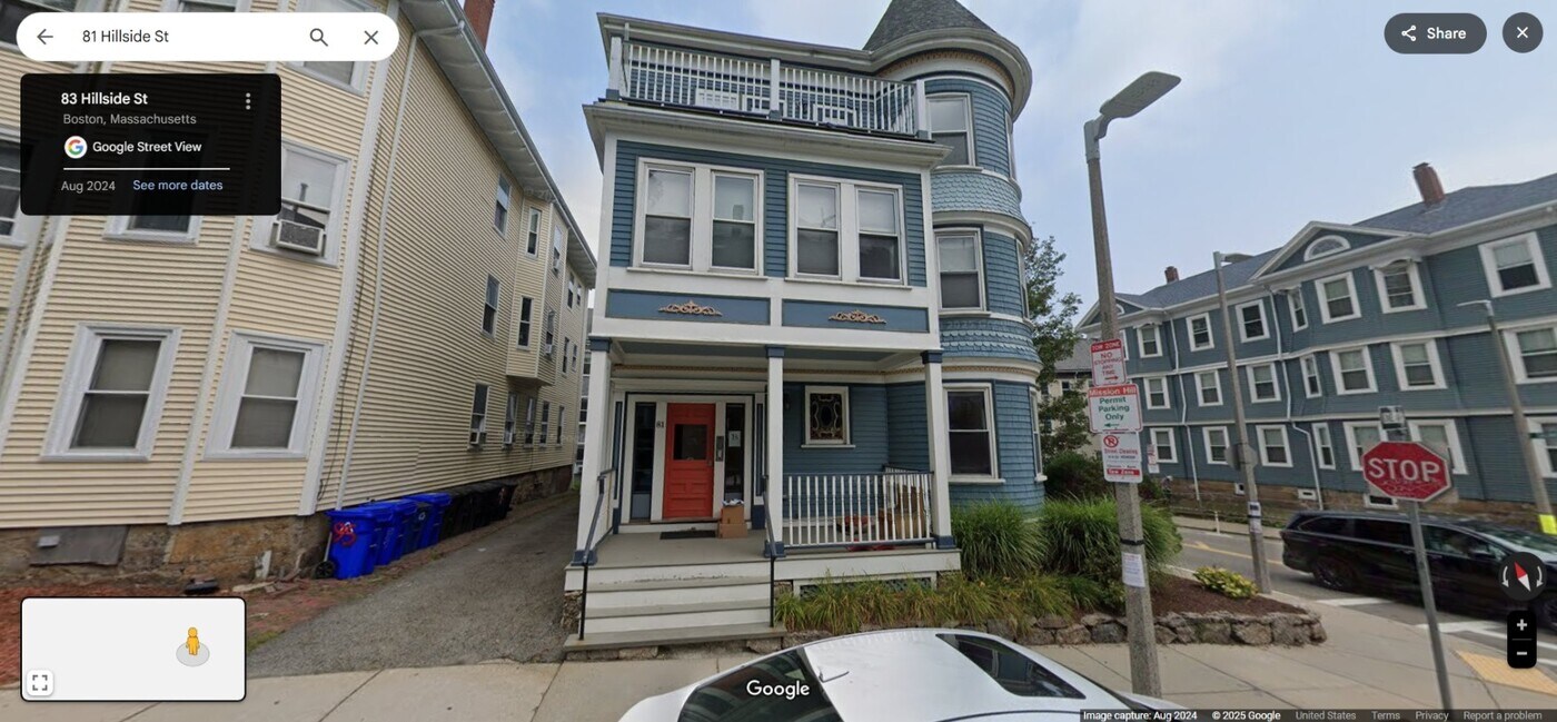 81 Hillside St, Unit 1 in Boston, MA - Building Photo