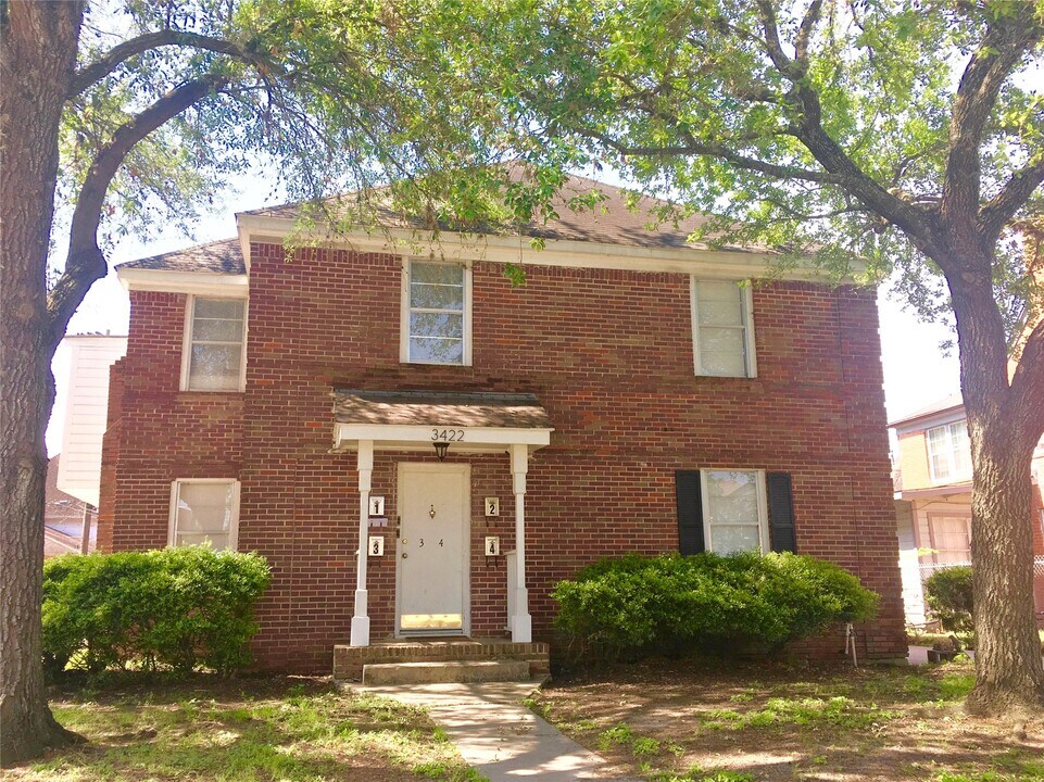 3422 Rosedale St in Houston, TX - Foto de edificio
