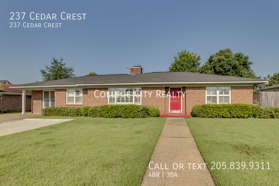 237 Cedar Crest in Tuscaloosa, AL - Building Photo