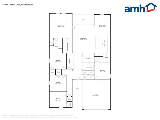 4890 St James Ln in Winter Haven, FL - Foto de edificio - Building Photo