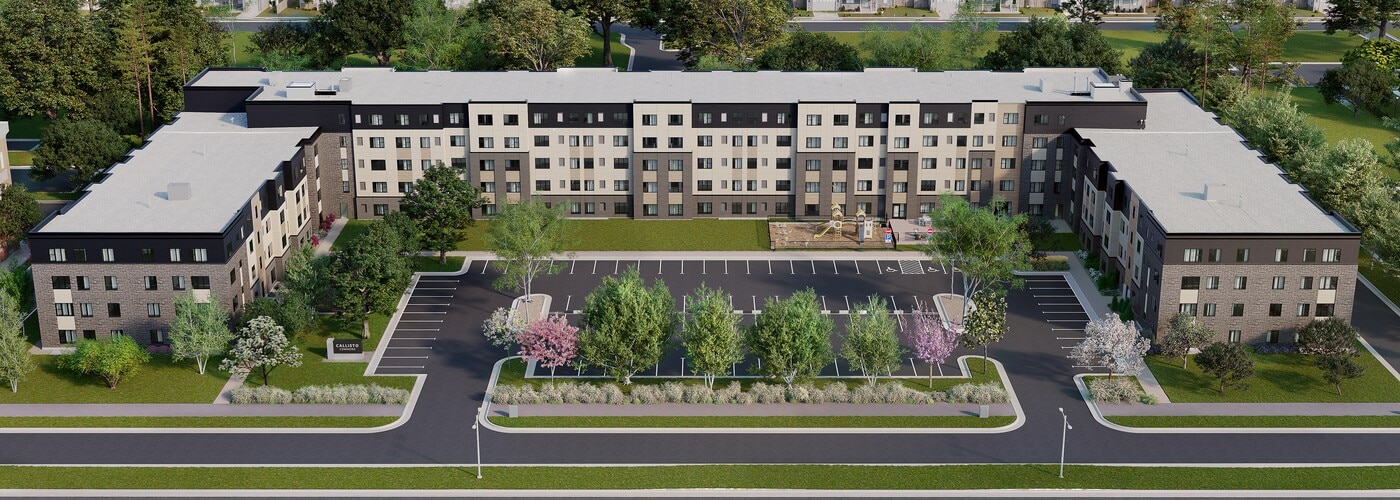 Callisto Commons in Fridley, MN - Foto de edificio