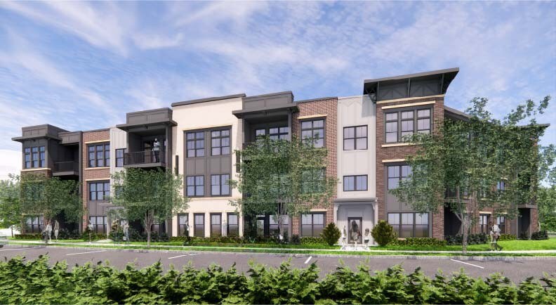 Hyde Park Towns & Flats in Noblesville, IN - Foto de edificio