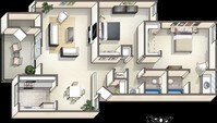 Cedar - Studio to 3 bedrooms from $1060 to $1615 - Kensington Apartments in Sacramento, California