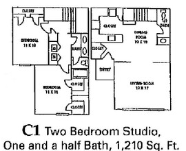 Crescent Oaks in Fort Worth, TX - Building Photo - Floor Plan