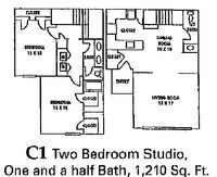 Crescent Oaks in Fort Worth, TX - Foto de edificio - Floor Plan