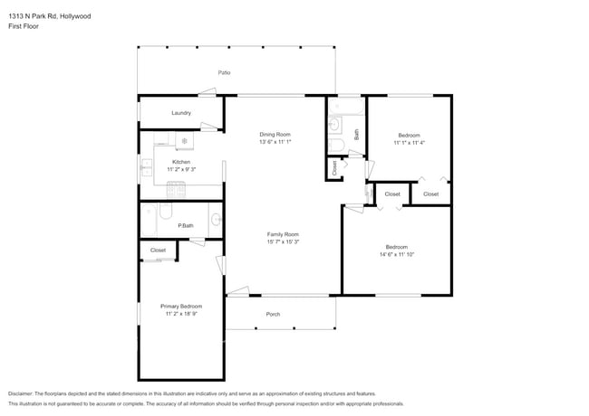1313 N Park Rd in Hollywood, FL - Foto de edificio - Building Photo