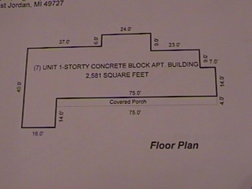 02445 S M-66 Hwy in East Jordan, MI - Foto de edificio - Floor Plan