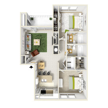 Courtyard Apartments and Mini Storage in Granbury, TX - Building Photo - Floor Plan