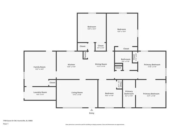 7708 Saxon Dr SW in Huntsville, AL - Building Photo - Building Photo