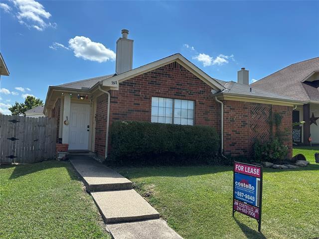 551 Stonewall Way in Mesquite, TX - Building Photo