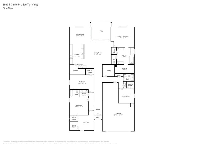 3932 E Caitlin Dr in San Tan Valley, AZ - Foto de edificio - Building Photo