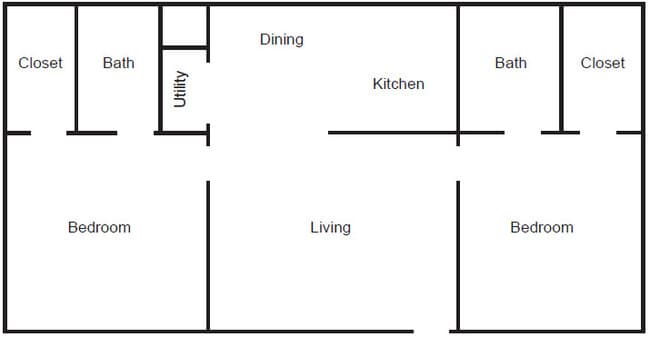 Larkspur Village Apartments in Durant, OK - Building Photo - Floor Plan