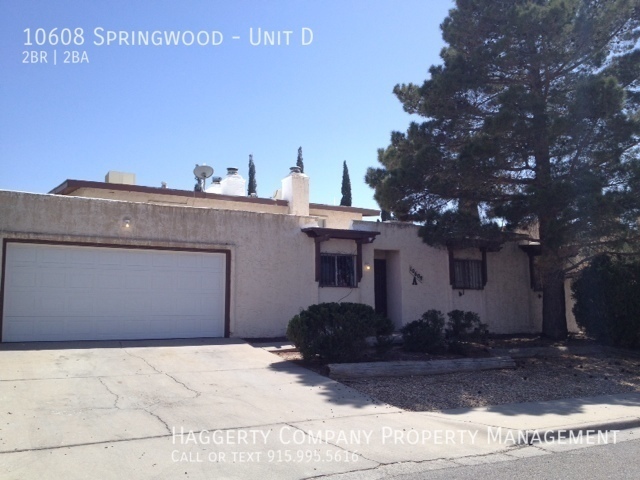 10608 Springwood Dr-Unit -Unit D in El Paso, TX - Building Photo