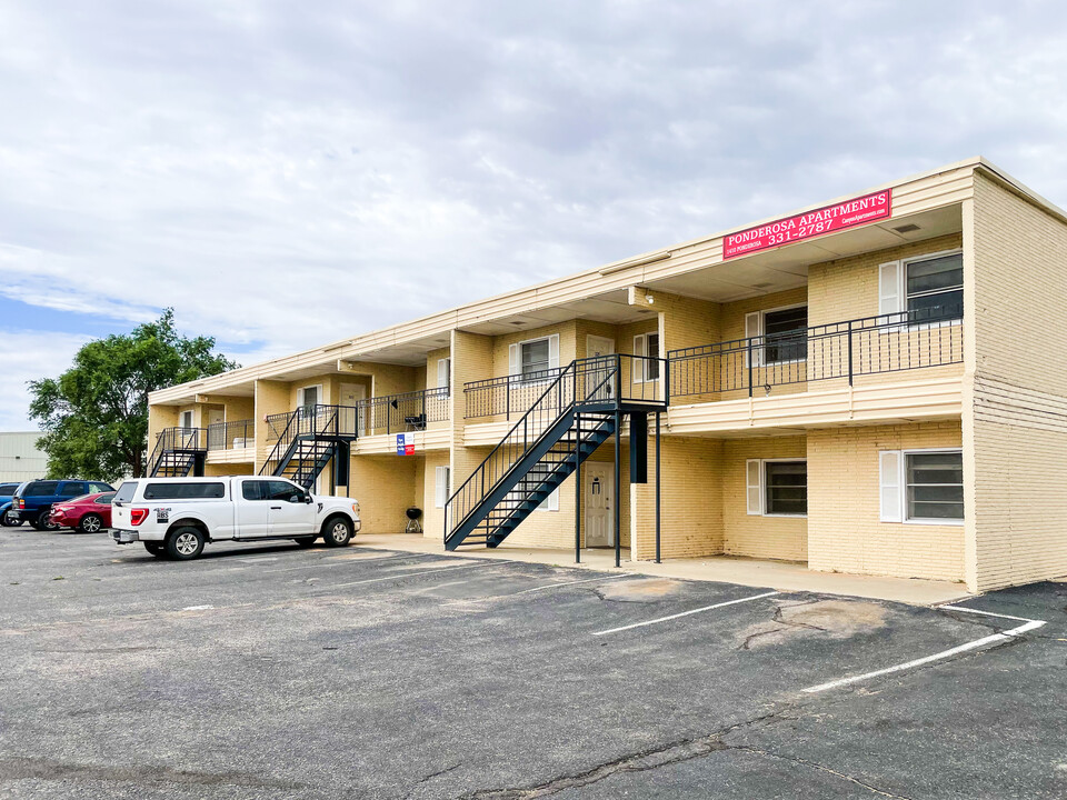 Ponderosa Apartments in Canyon, TX - Foto de edificio