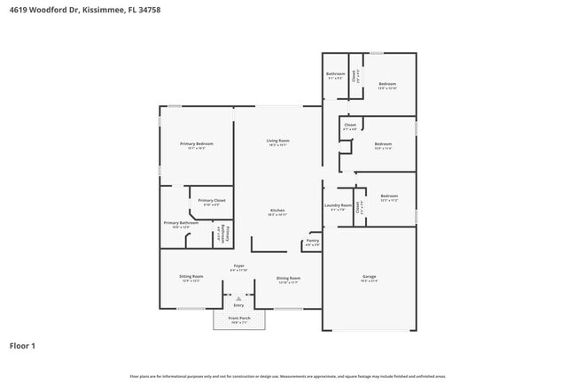 4619 Woodford Dr in Kissimmee, FL - Building Photo - Building Photo