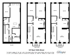 347 E 104th St in New York, NY - Foto de edificio - Floor Plan