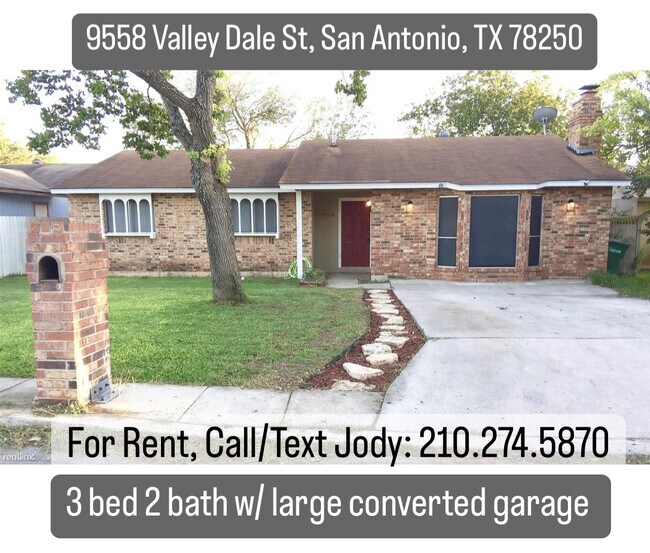 9558 Valley dale st Rentals in San Antonio, TX