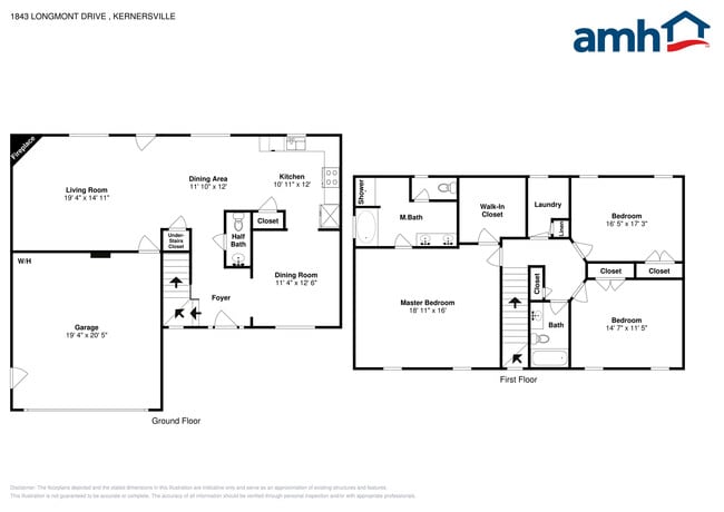 1843 Longmont Dr in Kernersville, NC - Foto de edificio - Building Photo