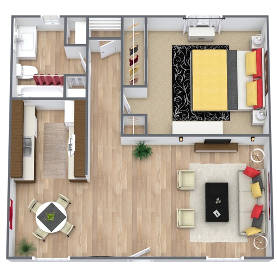 Tracks at Seymour in Seymour, IN - Foto de edificio - Floor Plan