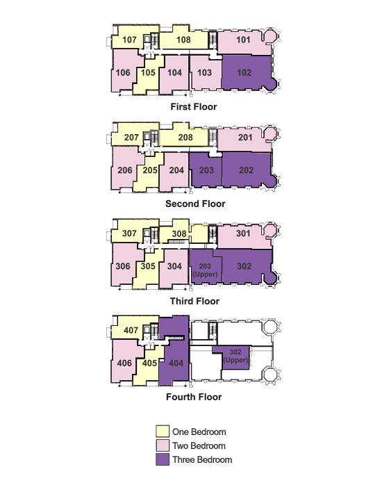 Meridian Arch Condos in Indianapolis, IN - Building Photo - Floor Plan