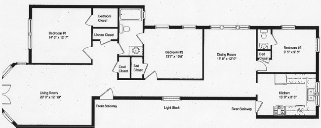 2526 Jackson Ave in Evanston, IL - Building Photo - Floor Plan