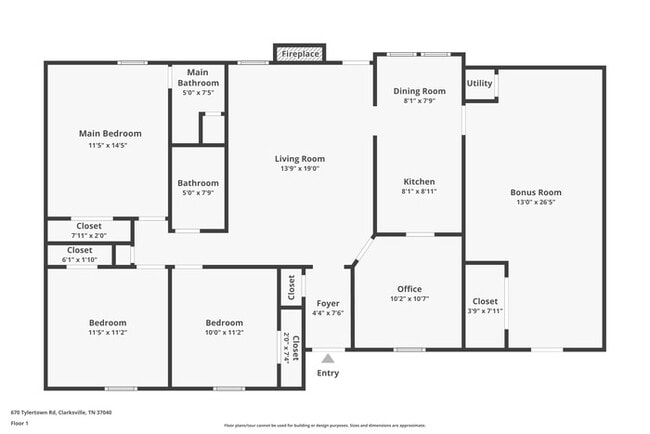 670 Tylertown Rd in Clarksville, TN - Foto de edificio - Building Photo