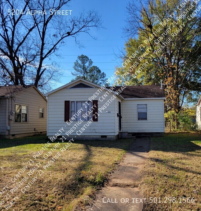 5204 Alpha St in North Little Rock, AR - Foto de edificio