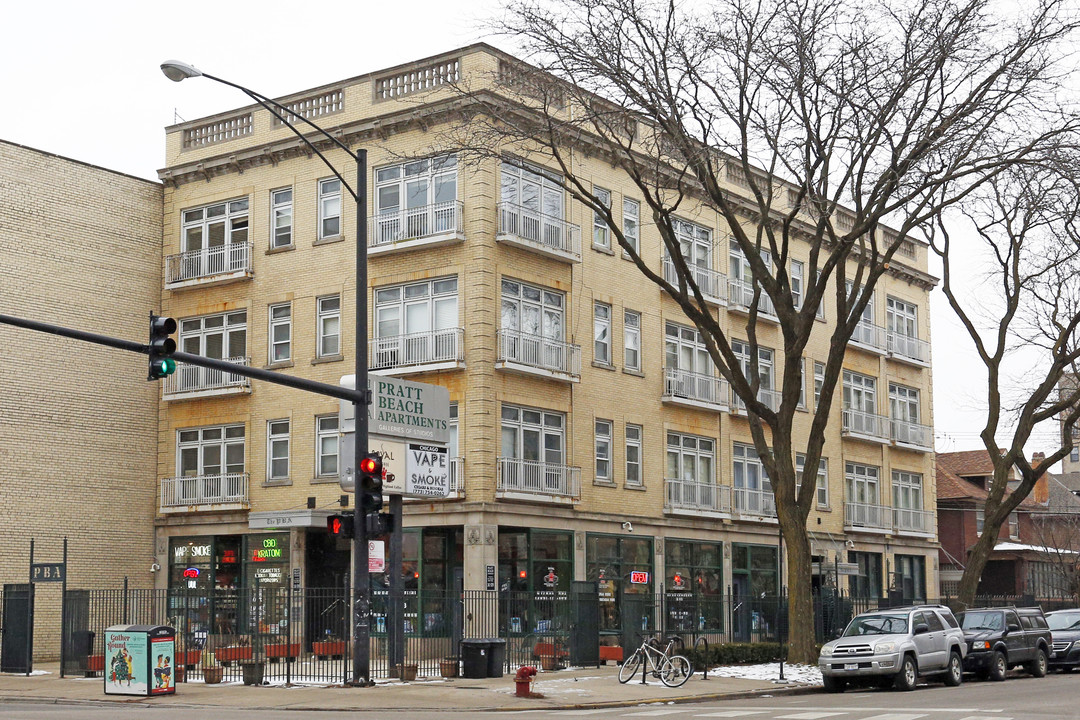 Pratt Beach Apartments in Chicago, IL - Foto de edificio