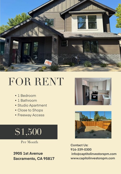 3905 1st Ave in Sacramento, CA - Building Photo