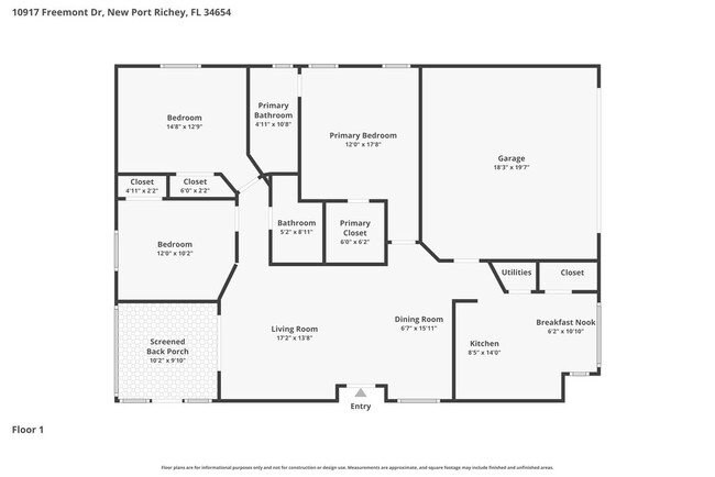 10917 Freemont Dr in New Port Richey, FL - Foto de edificio - Building Photo