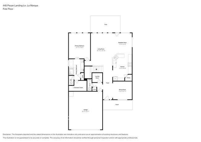 448 Pecan Landing Ln in La Marque, TX - Foto de edificio - Building Photo