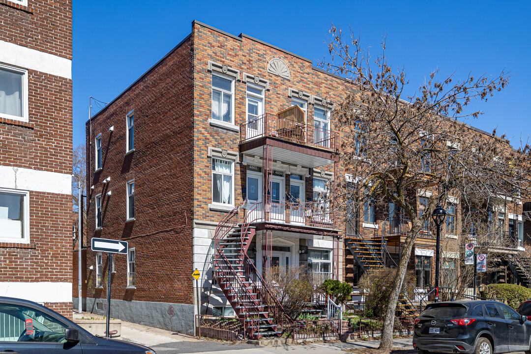 4855 Parthenais Rue in Montréal, QC - Building Photo