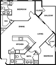 Cedar Pointe Apartments in Tampa, FL - Foto de edificio - Floor Plan