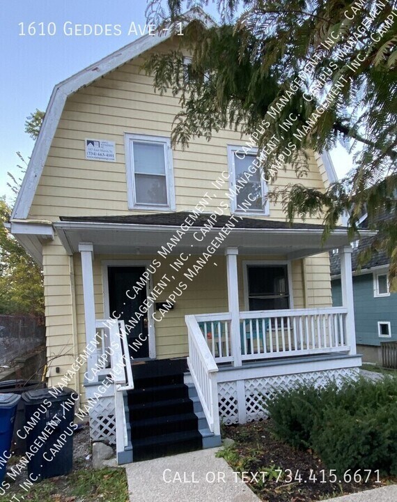 1610 Geddes Ave in Ann Arbor, MI - Building Photo