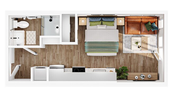 ANOVA Aggie Square in Sacramento, CA - Building Photo - Floor Plan