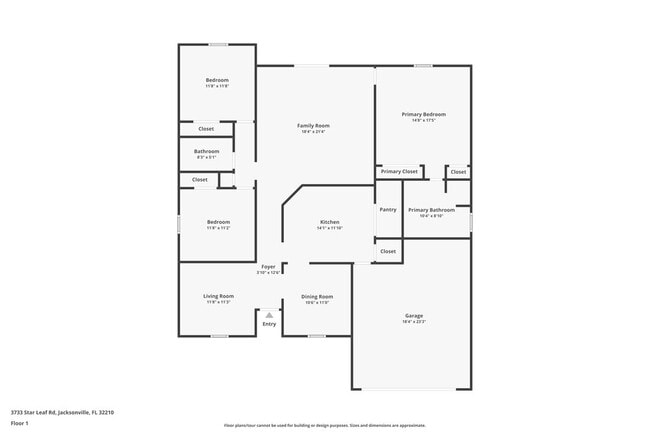 3733 Star Leaf Road in Jacksonville, FL - Foto de edificio - Building Photo