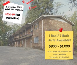 3935 Linden Ave, Unit 2 in Knoxville, TN - Foto de edificio - Building Photo