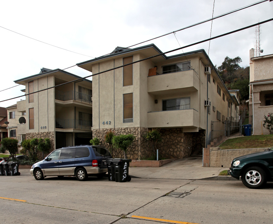 436-442 Solano Ave in Los Angeles, CA - Foto de edificio