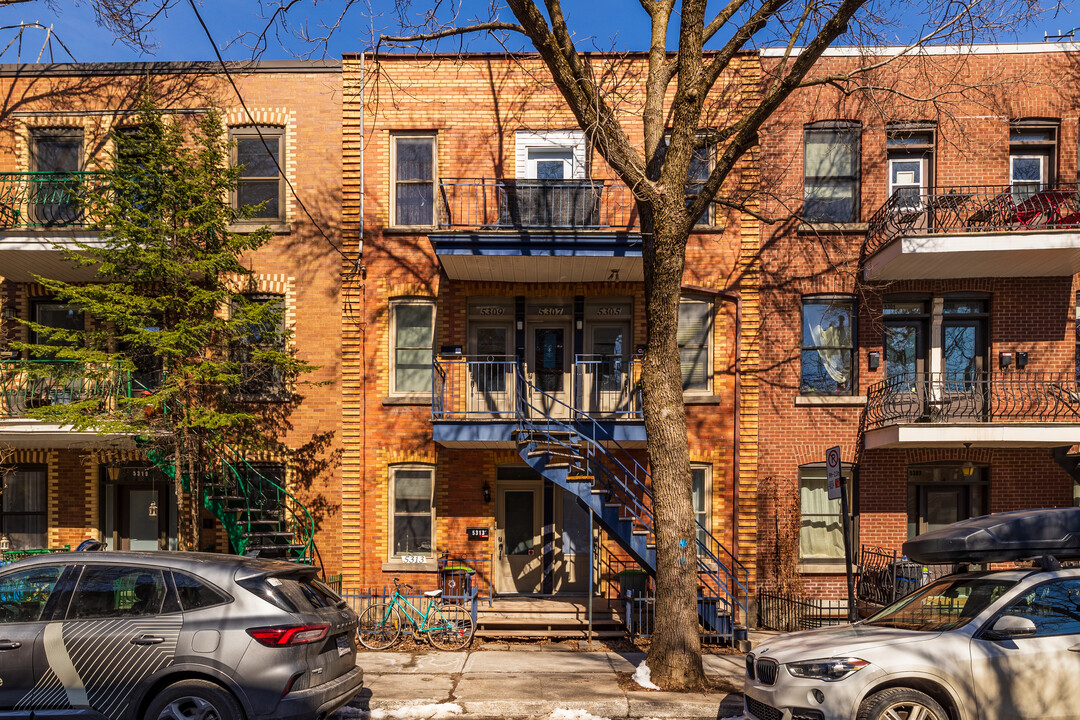 5305-5313 De Bordeaux St in Montréal, QC - Building Photo